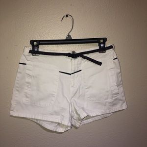 Vintage B.U.M. Equipment white shorts